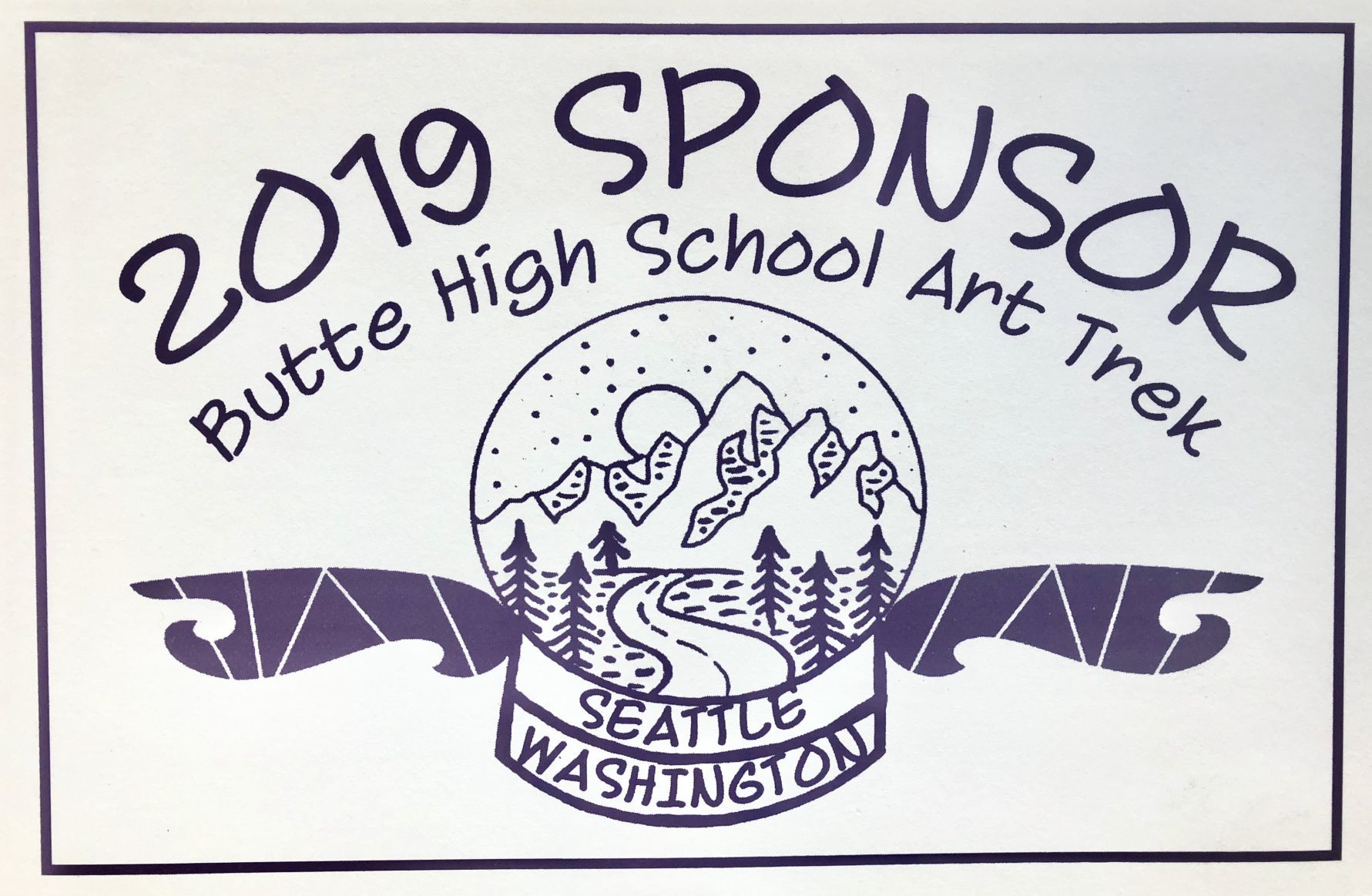 2019 Art Trek sponsor card